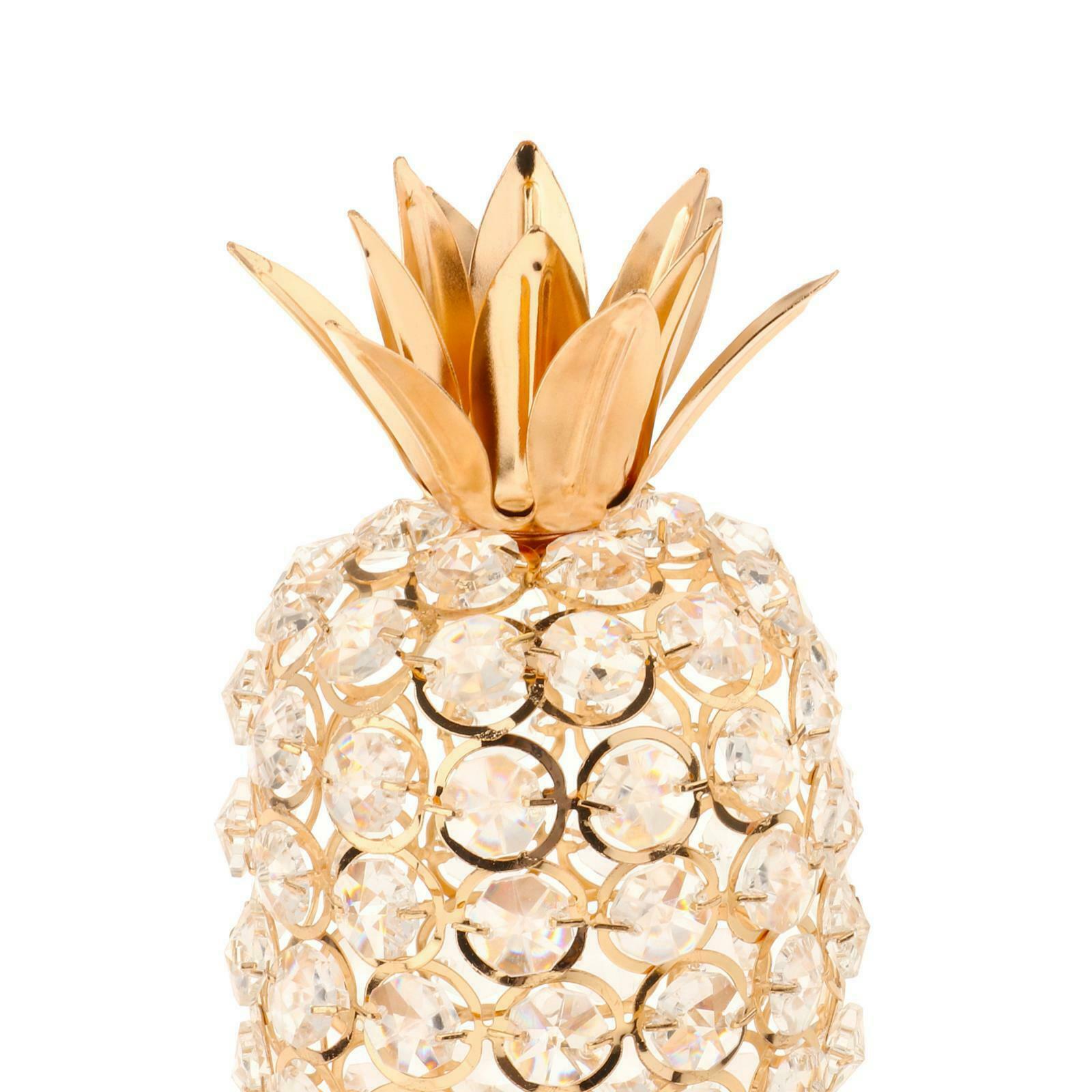 Crystal Studded   Fruit Ornament Art Desktop Home Decor Crafts