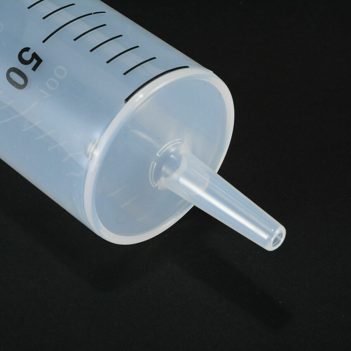 200ml Large Clear Plastic Syringe Measuring Nutrient Reusable Lab Kitchen Kit