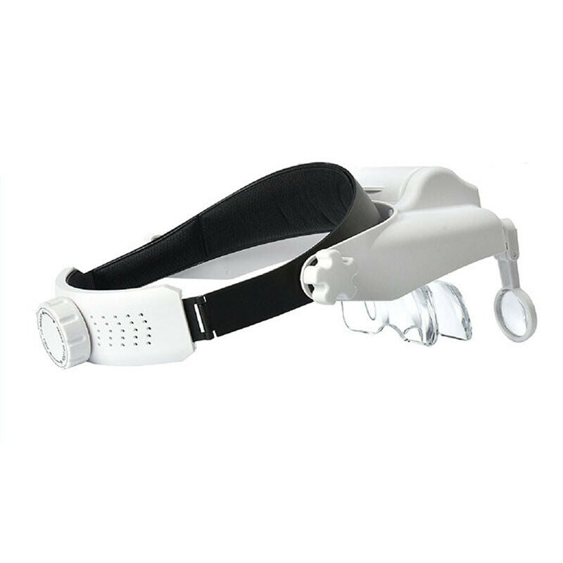 1X--14X 6 Lens Optivisor Headband Magnifier Head Magnifying Glass