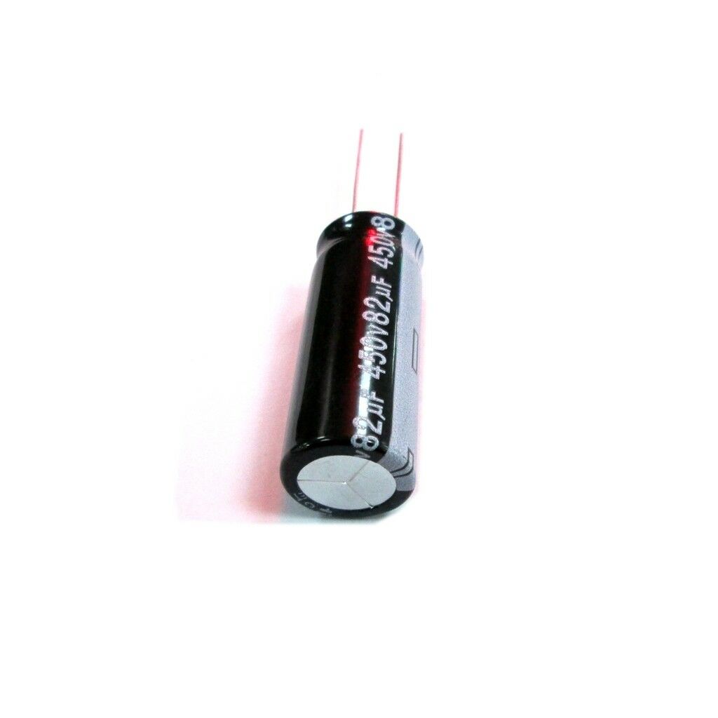 82uF 450V Volt Electrolytic Capacitor Audio Amp Power Supply 40x16mm 5pcs