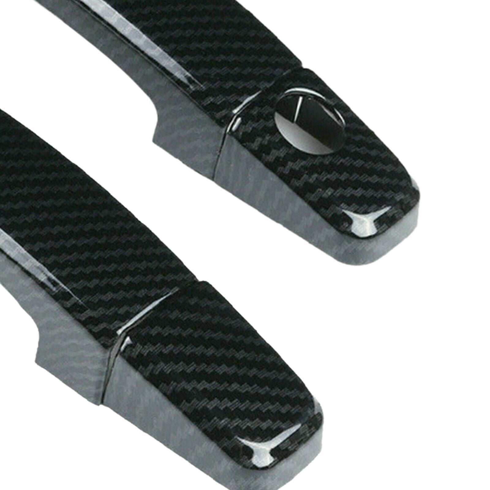 Carbon Fiber Style Door Handle Covers Outer Trim For Chevrolet Camaro 2010-2015