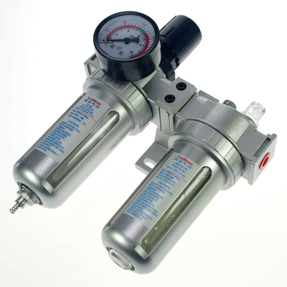 SFC-400 PNEUMATIC AIR FILTER REGULATOR LUBRICATOR BSP