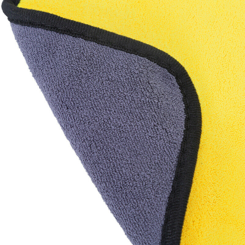 Car 600GSM Premium Thick Microfiber Towel Soft Plush Wash Drying Cleaning Cloth