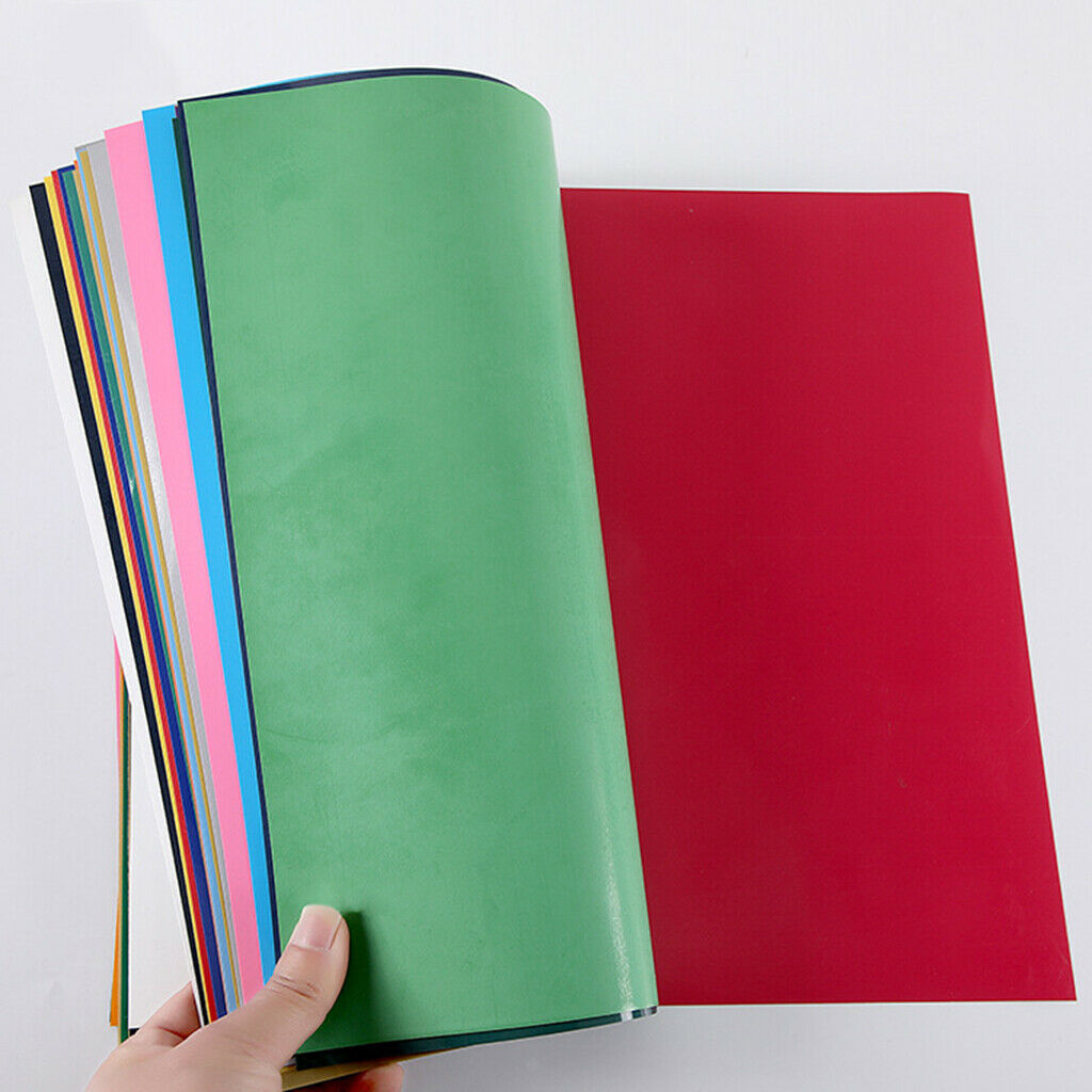Multicolored Heat Transfer Vinyl Sheets Iron On Film for Crafts Leather DIY