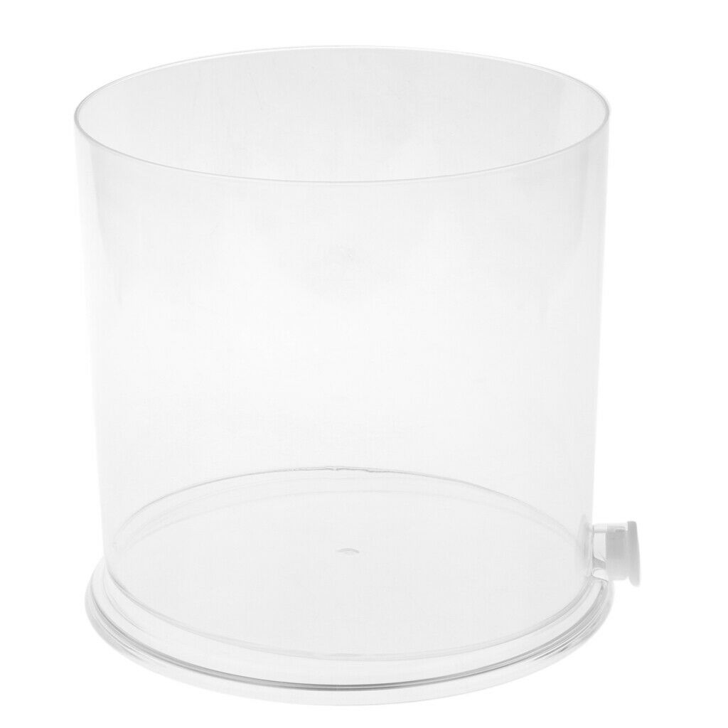 Transparent Acrylic Column Cylinder Aquarium Home Office Desktop Ornament