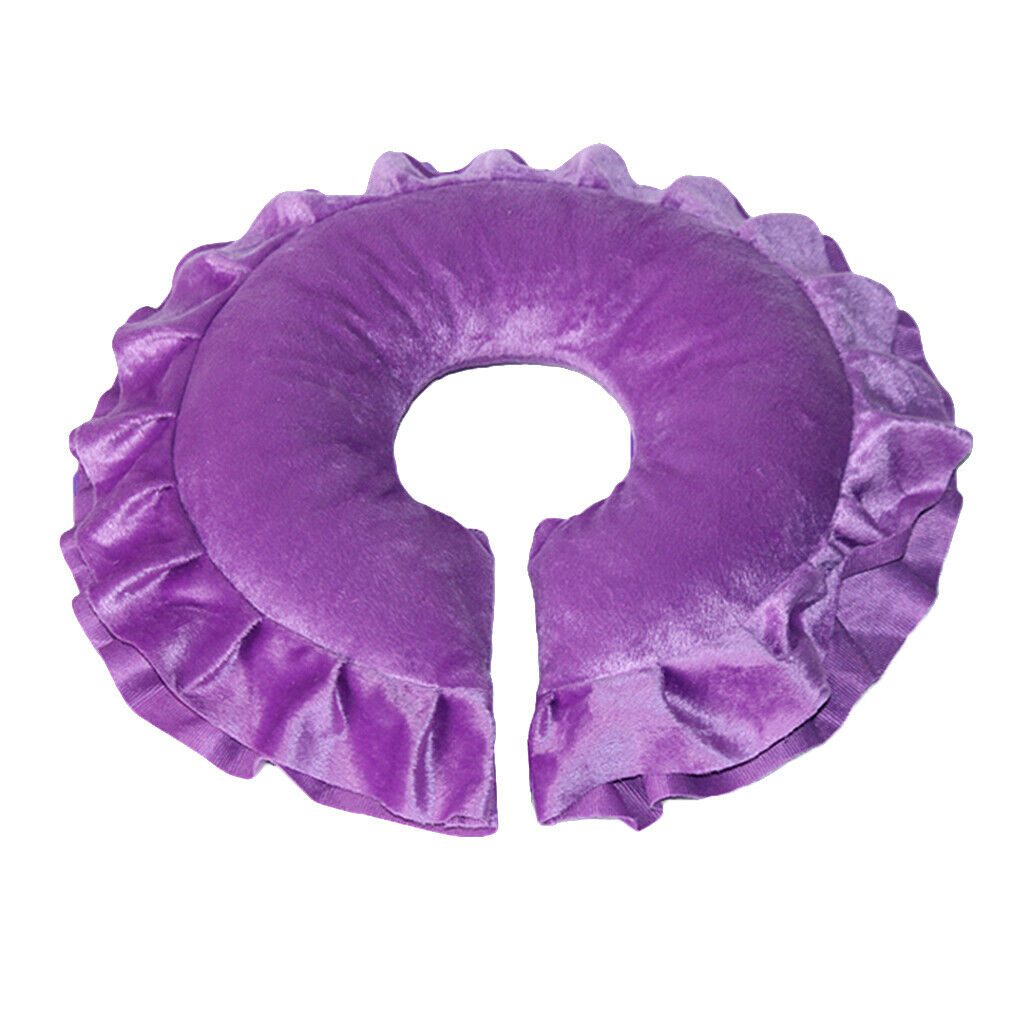 Skin Friendly Flower Shaped Massage Face Cradle Pillow Cushion with Reusable Bed