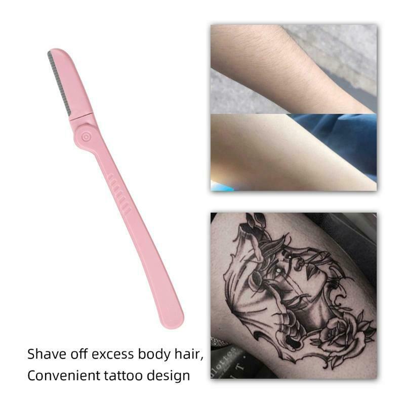 9Pcs Eyebrow Razors Pink Multi Purpose Hair Removal Tool Epilators Hair Trimmer