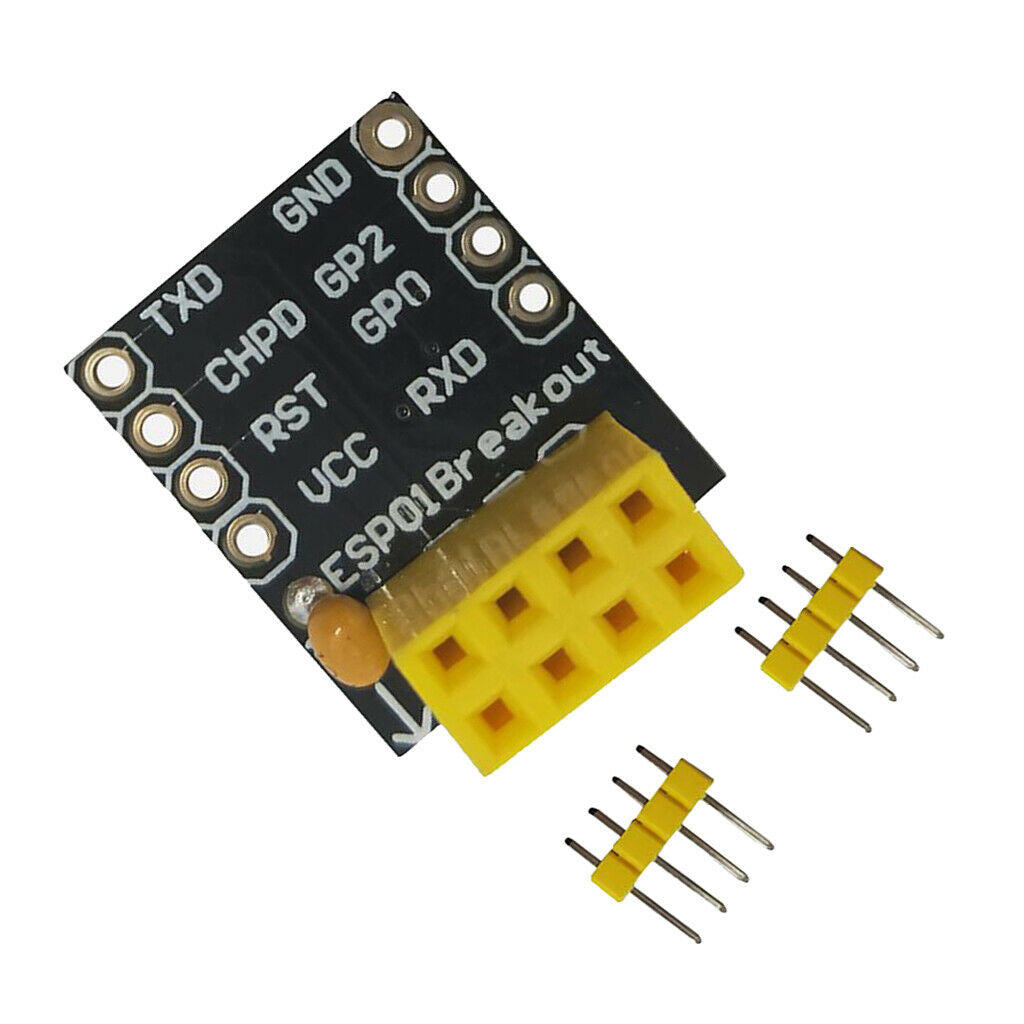 2pcs ESP-01/01S Breakout Breadboard Adaptor ESP8266 WiFi Transceiver Module
