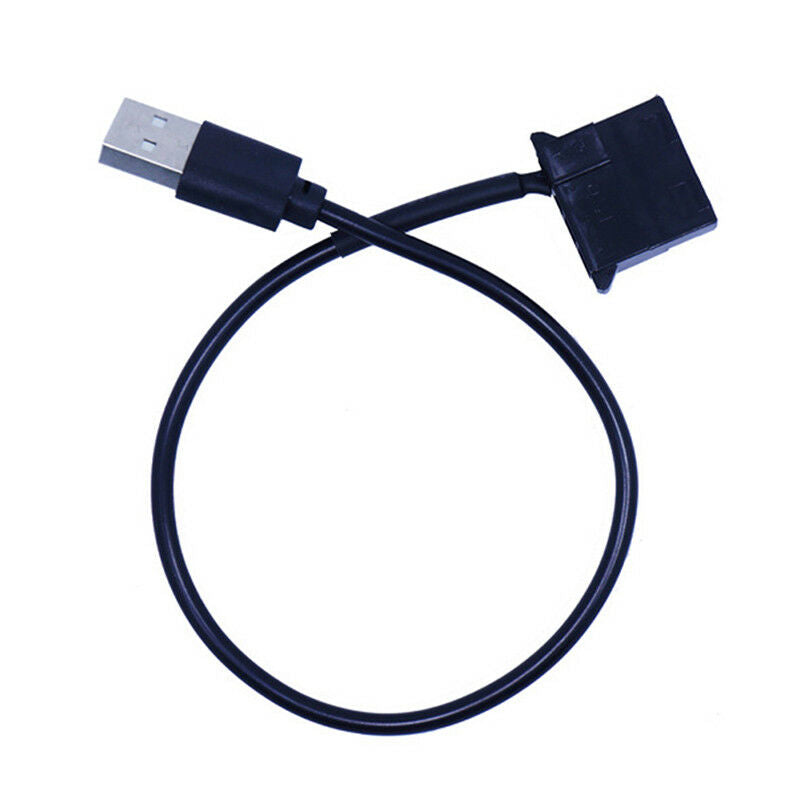 USB to Molex 4 Pin PC Computer Cooling Fan 1 Feet Connector Cable Adapter Cor Tt
