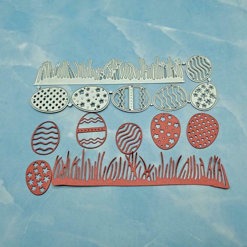 Grass Eggs Metal Cutting Dies Stencil DIY Scrapbooking Album Paper Card Template