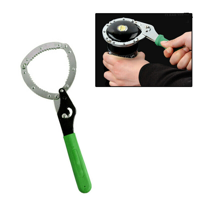1PC Adjustable Oil Filter Wrench Handcuff Style Remover Tool Car Motor 60mm-75mm