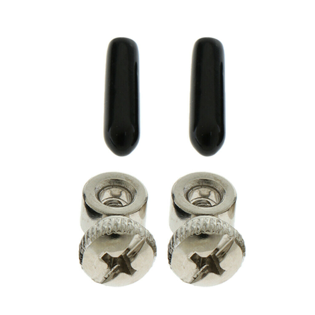 Replacement Jump Rope Cord Speed Rope Cable & Screws   Collar Ends Black