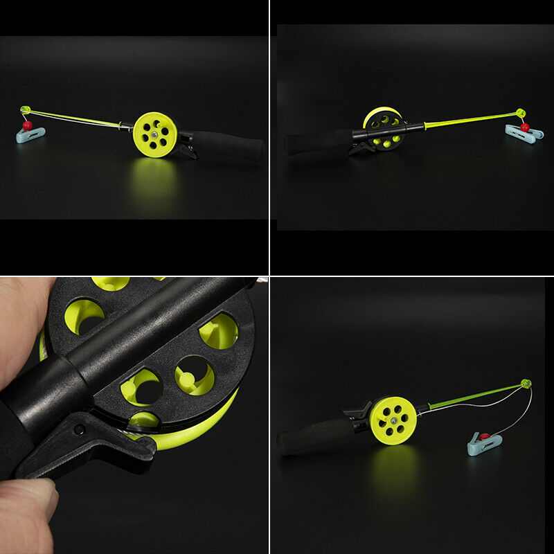 Mini Portable Kid Ice Fishing Rod with Clip for Shrimp Crab Fishing Acces.l8