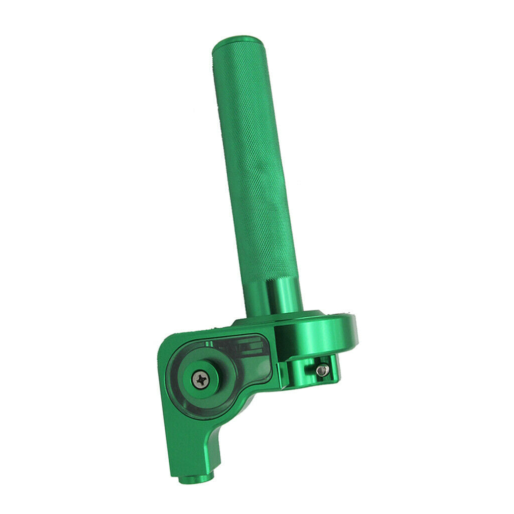 22mm CNC Dirt Pit Bike Scooter Quad Universal Green 7/8" Throttle Twist Grip