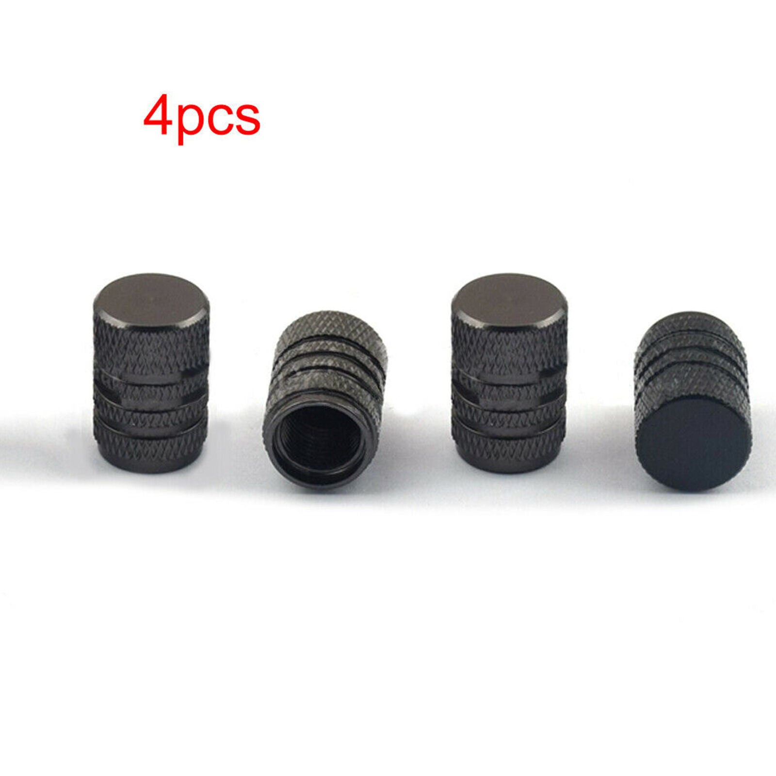 4x Car Wheel Tyre Valve Stems Aluminium Air Dust Cover Screw Cap Accessories