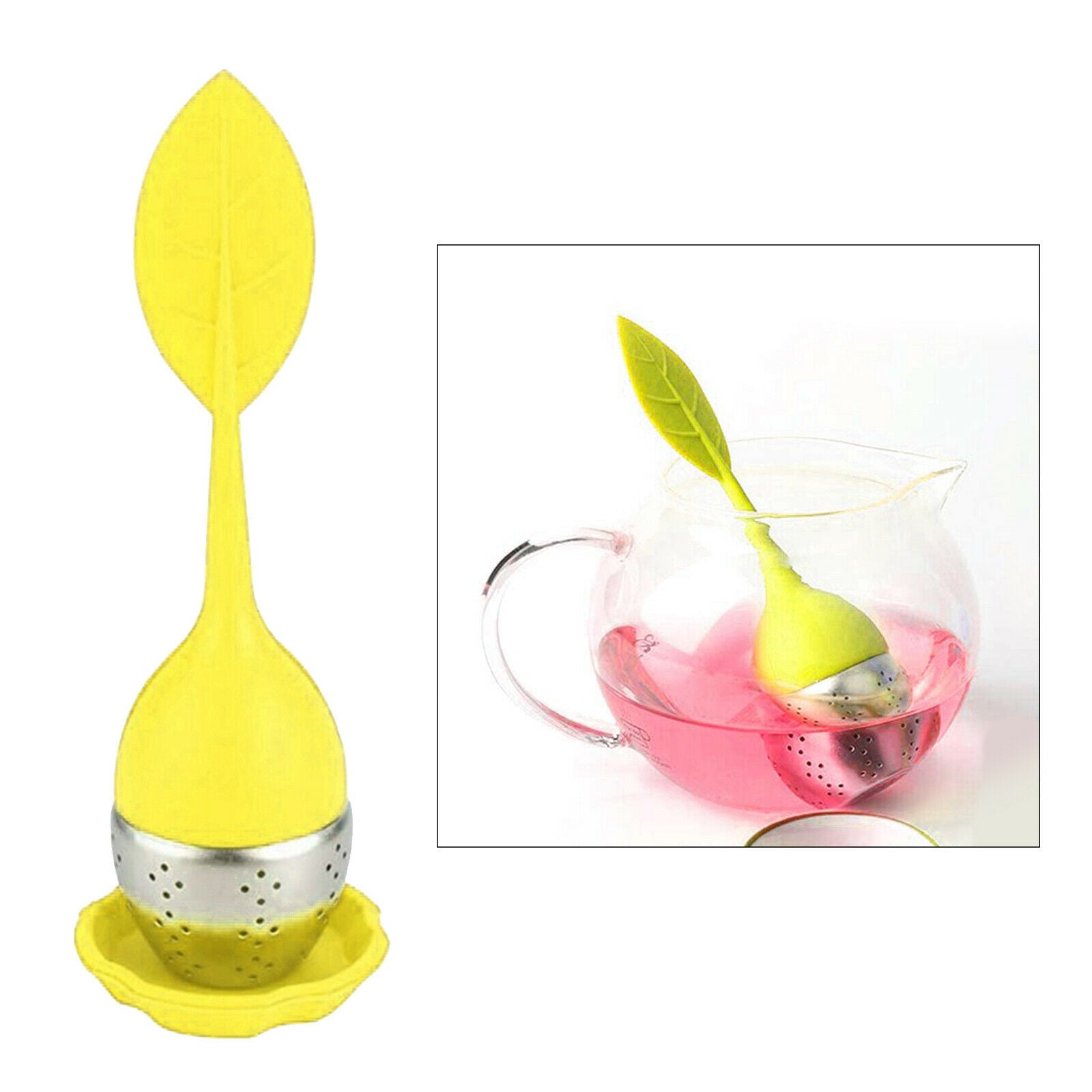 Tea Strainer Loose Tea Steeper Tea Infuser Balls Tea Strainers Yellow