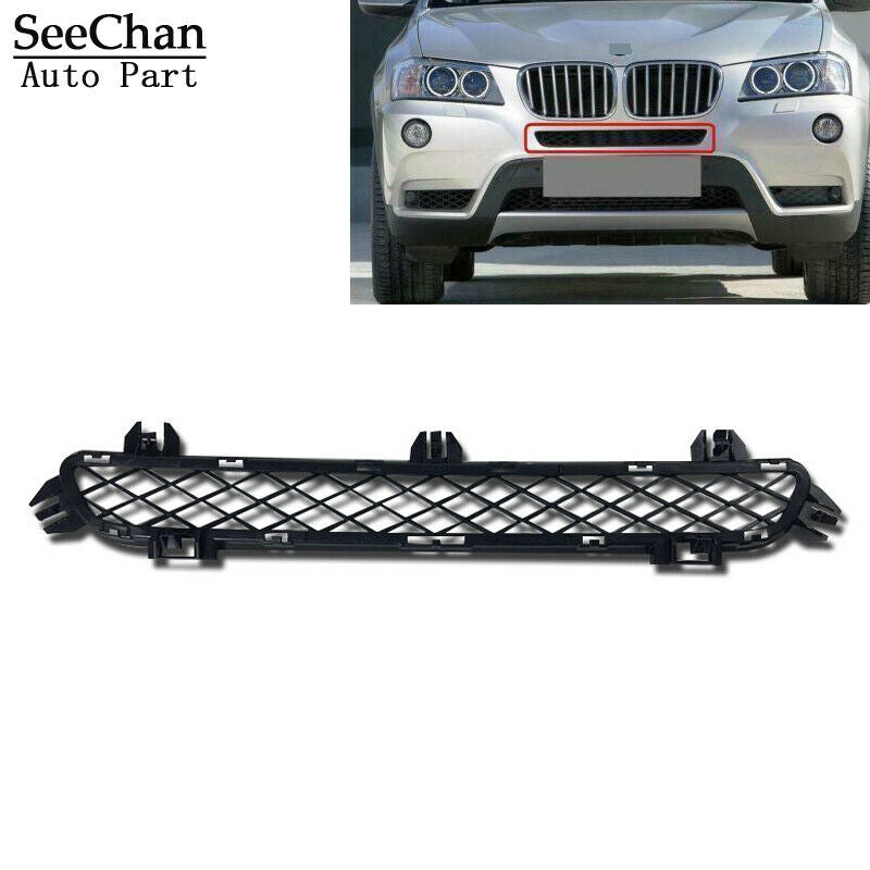 Front Center Lower Bumper Grill Grille Assembly Fit For BMW X3 11-15 51117210466