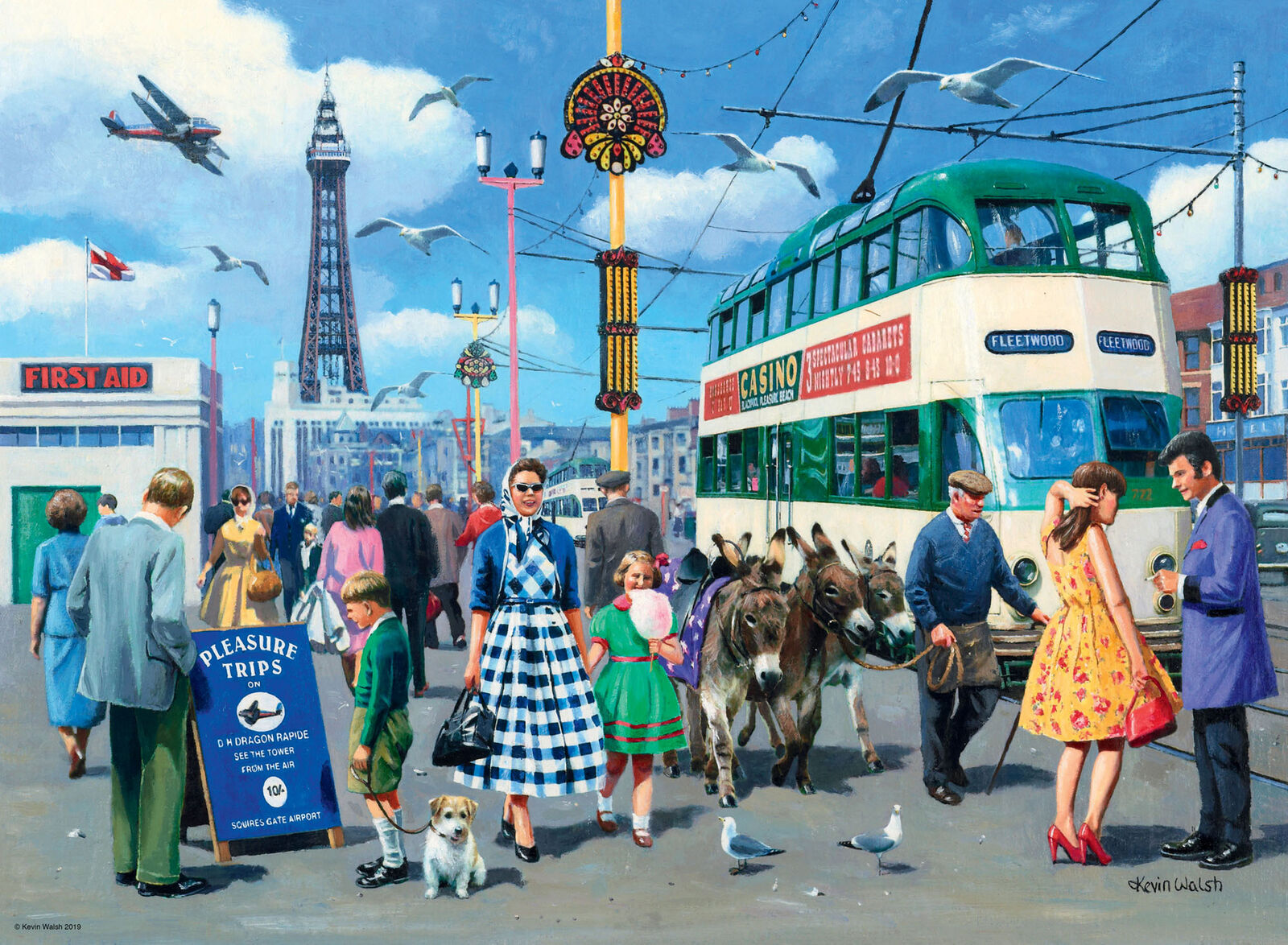 15032 Ravensburger Happy Days No 1, Look North! Jigsaw Puzzle inc 4 x 500 Pieces