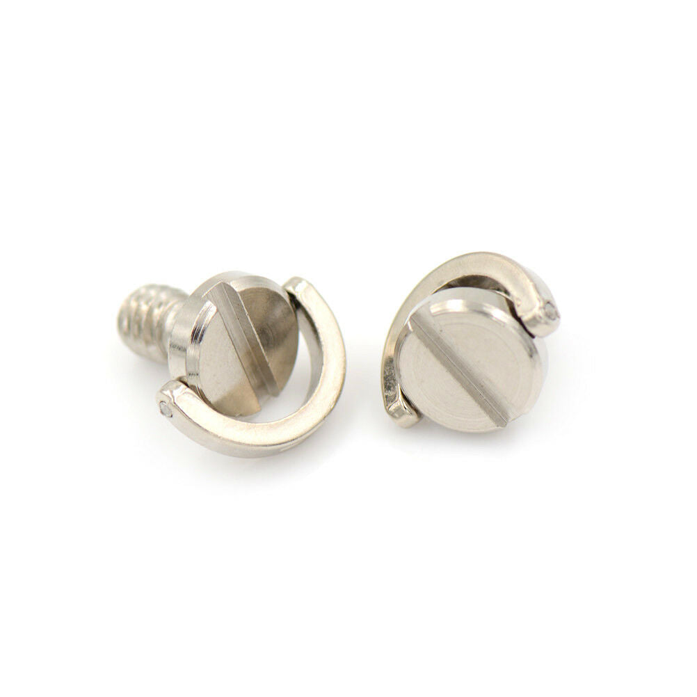 2x 1/4 "Stainless Steel Screw Screw Adapter For Camera Tripod Supppor.l8
