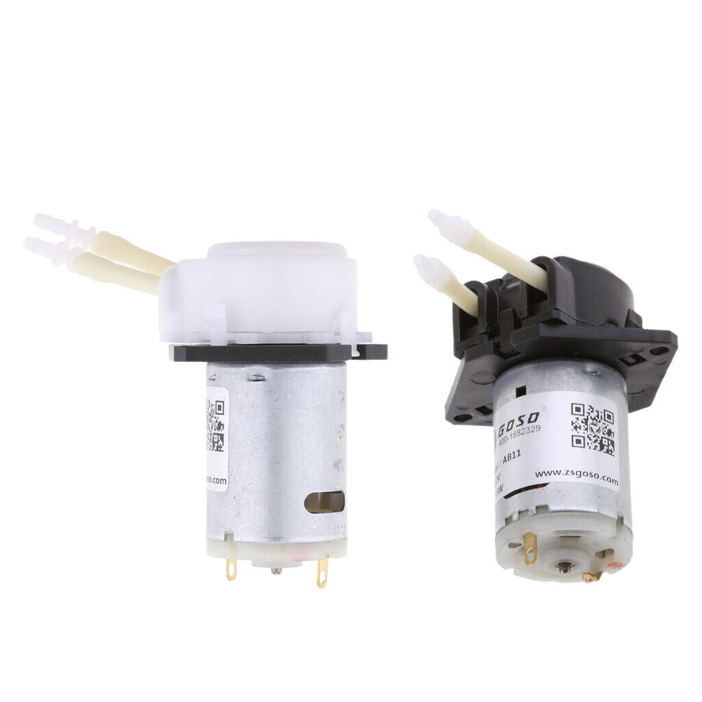2Pcs Peristaltic Industrial Grade Self Priming Dosing Metering Pump Tubing