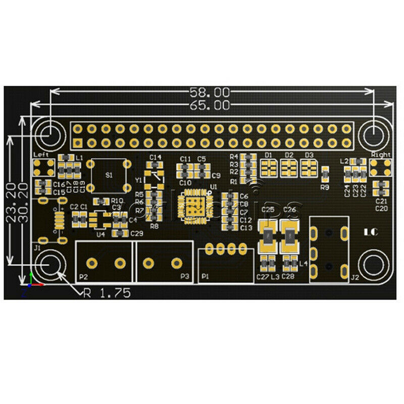 Dual Microphone Raspberry Pi WM8960 Audio Decoding Module Voice Recognition