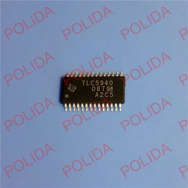 1PCS LED DRIVER PWM CONTROL IC TI HTSSOP-28 TLC5940PWP TLC5940PWPR TLC5940