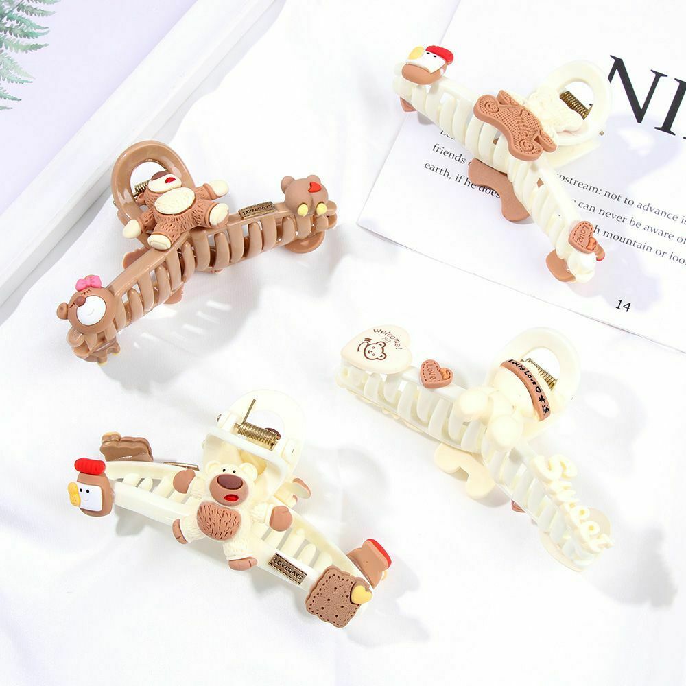 Fashion Bear Hairdressing Salon Hairpins Headwear Hair Clamps Hair Claws Clips