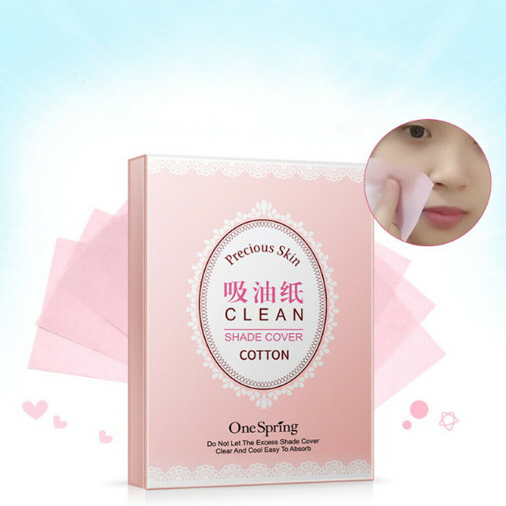 100PCS/Bag Clean Clear Oil absorbing sheet Oil Control Film Blotting Paper T BU