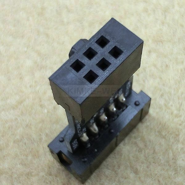10 to 6 Pins Convertor Adapter for ATMEL ISP programmer