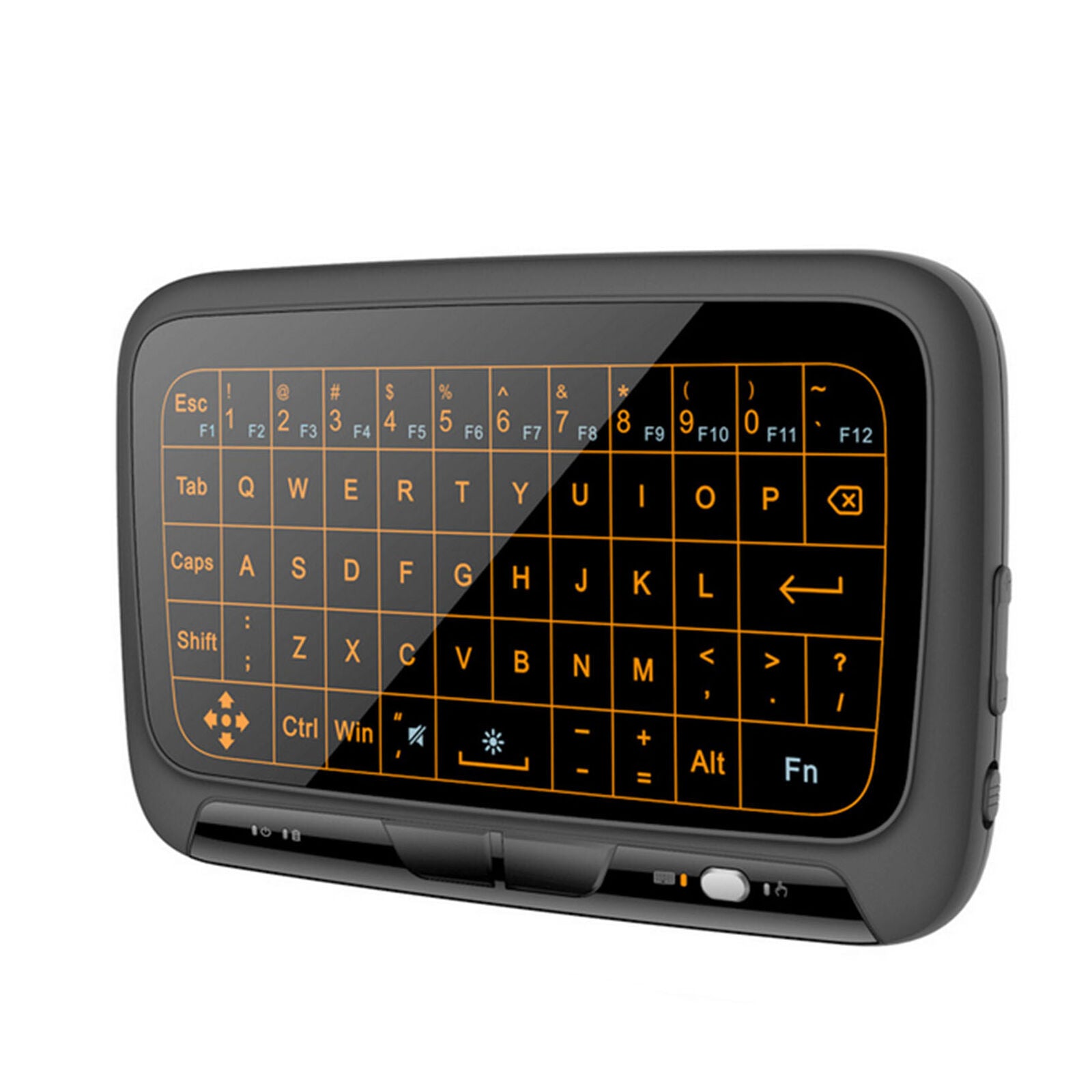 H18+ Mini 2.4G Wireless Keyboard Full Touchpad Backlight Large Pad for TV BOX PC