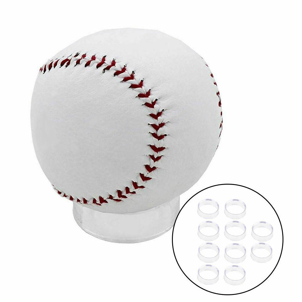 30Pcs Transparent Display Stand Crystal Ball Quartz Glass Stone Base Decor