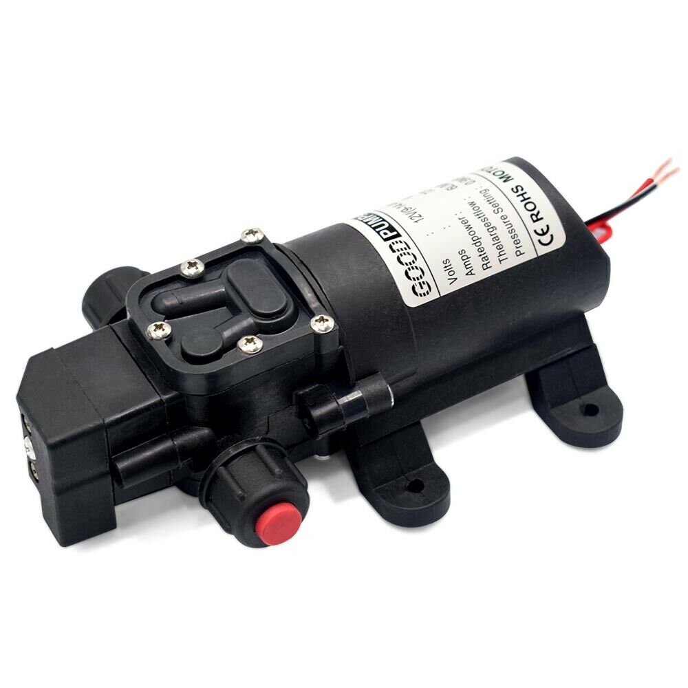 Self-Priming Pump Diaphragm High Pressure Automatic Switch 130Psi 12V Water Pump