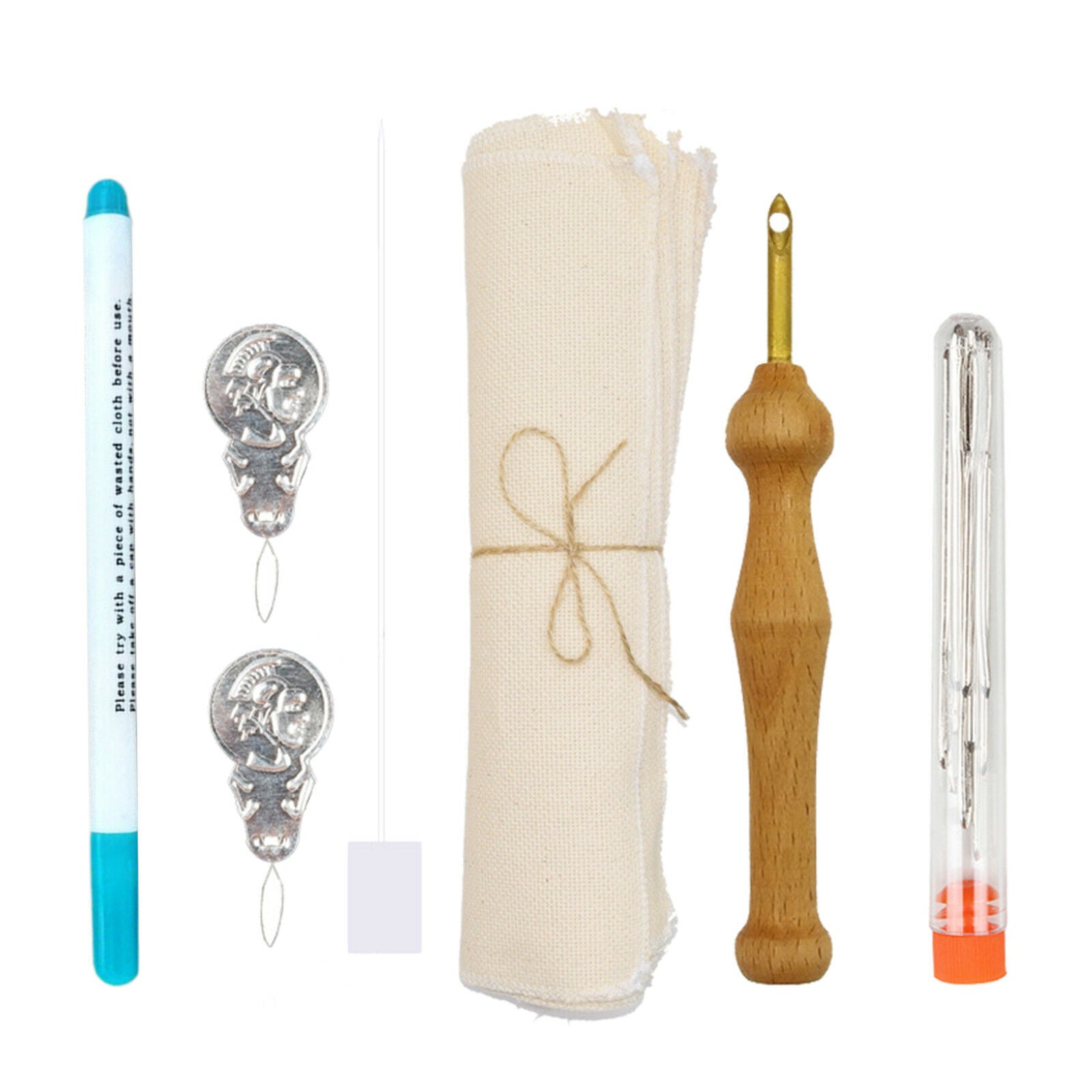 7pcs DIY Embroidery Crafts Knitting Sewing Stitch Punch Needle Pen Kit Tool Set