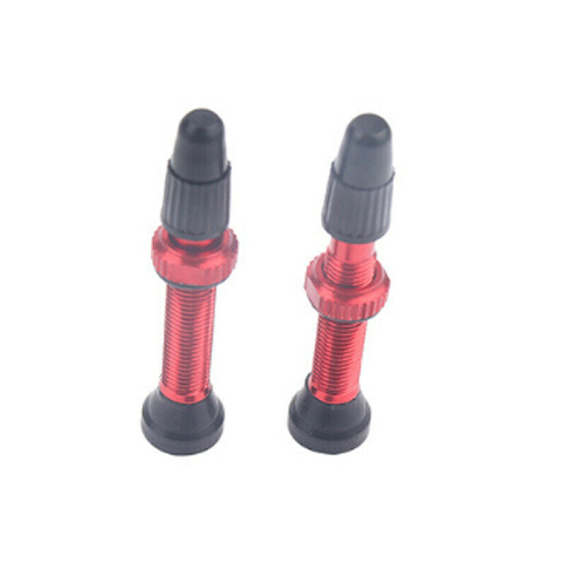 2 Pieces 1MM Bicycle Tire Valve with 40MM Vacuum Nozzle To Send A Type Wrench