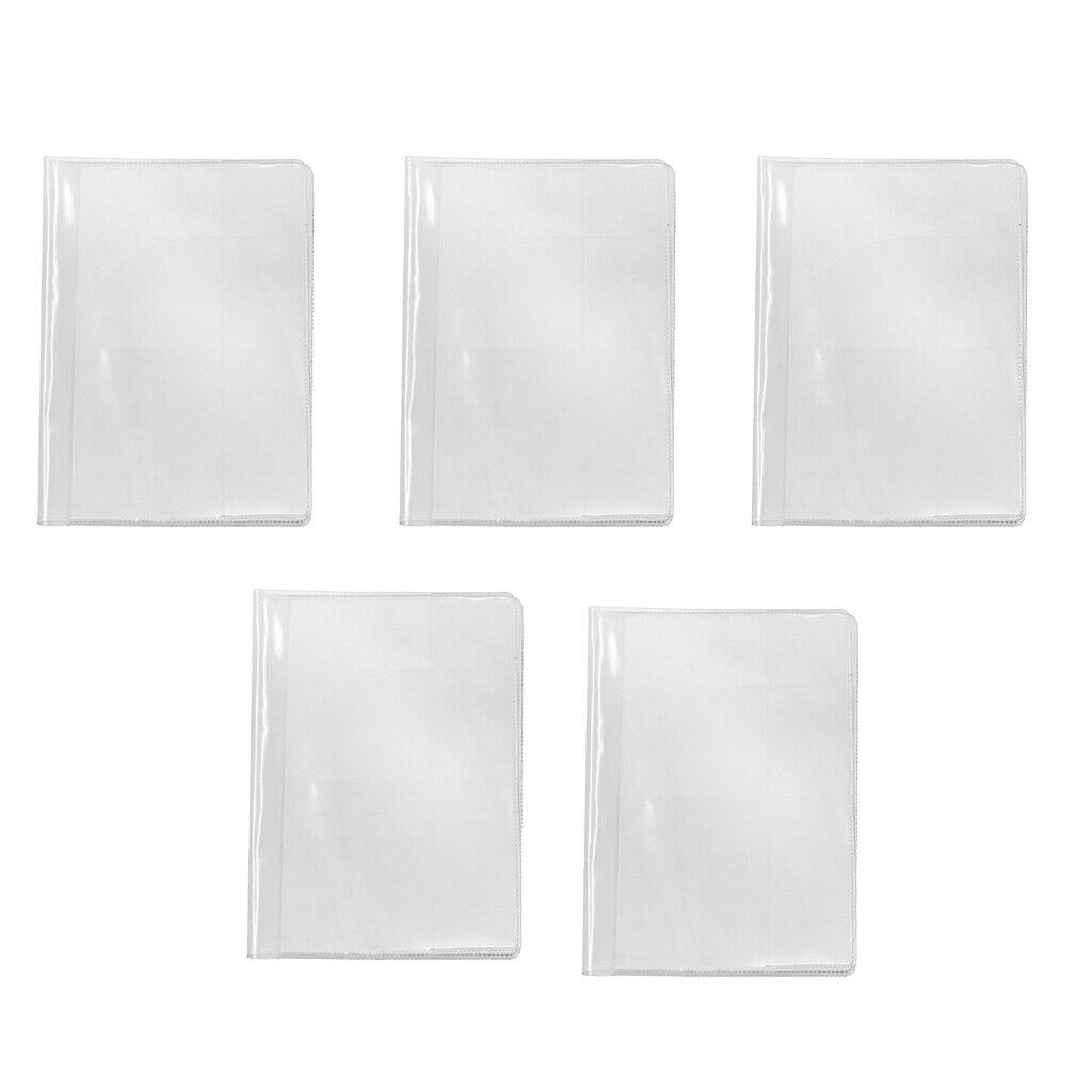 5x Plastic Waterproof Passport Holders Credit Card Cover Protector Bag Purse