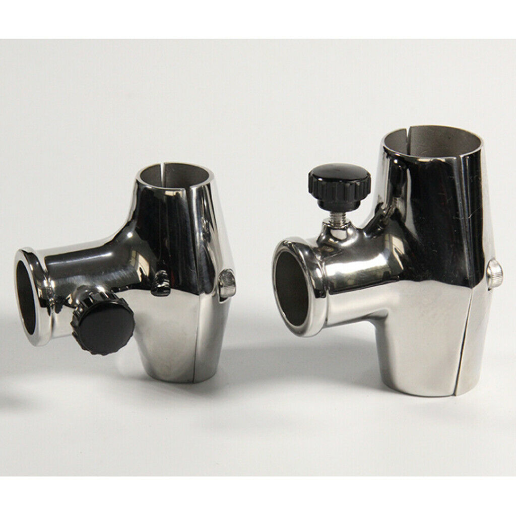 Stainless Steel Boat Flag Pole Flagpole Holder Socket for 22-25mm Pipe