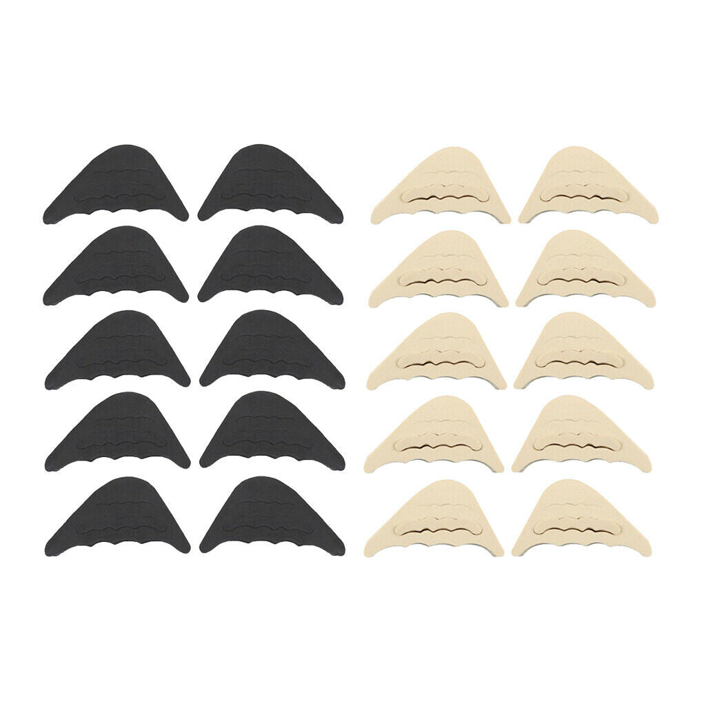 10 Pairs Sponge Toe Filler Inserts Pads Half Toe Front Top Men/Women Fillers