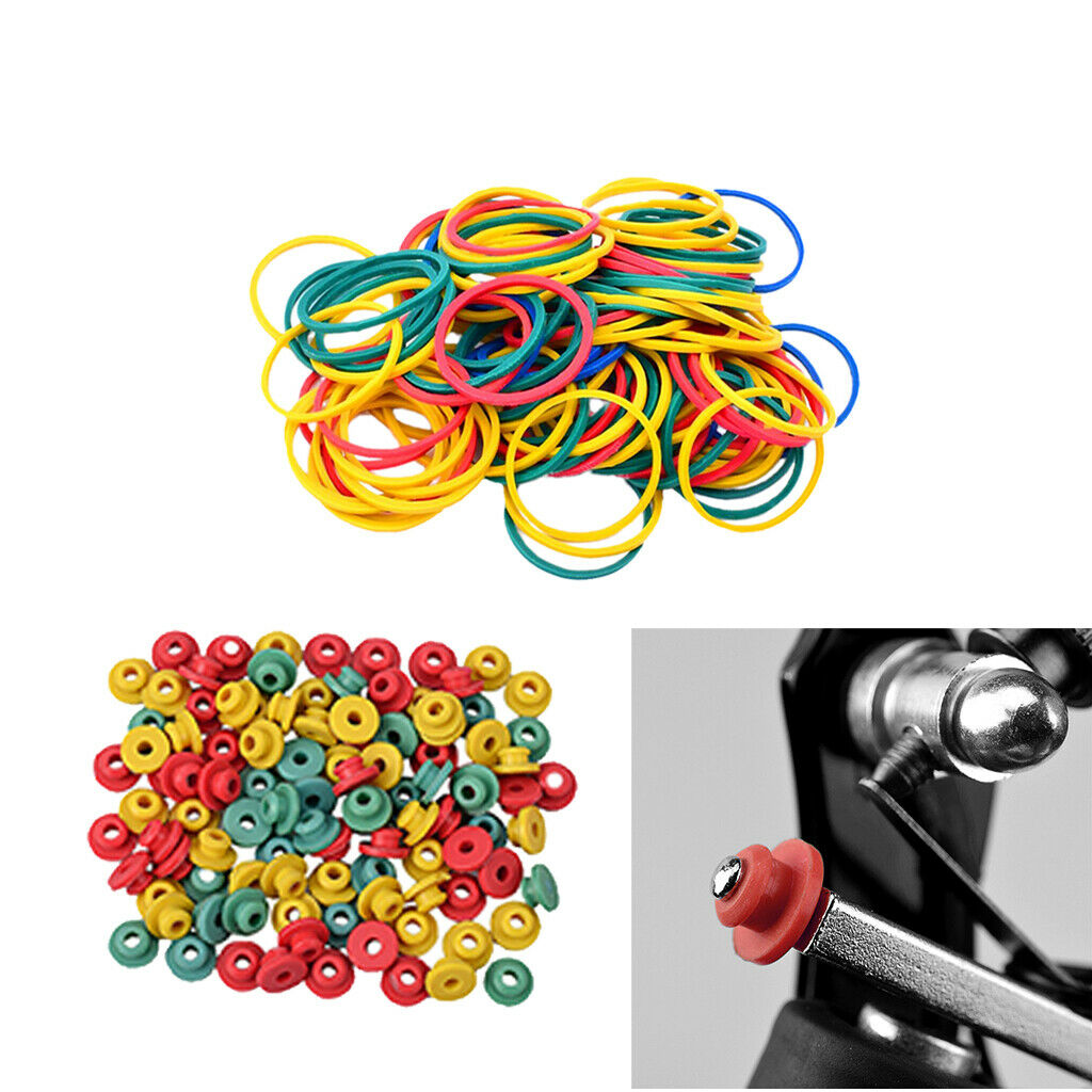 200pcs Silicone Tattoo Machine Needle Grommets Nipples Rubber Bands Supplies