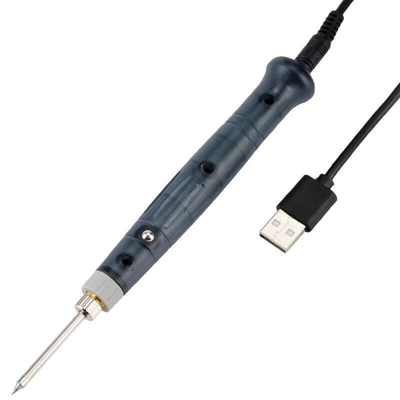 USB Soldering Pen 5V Phone Electric Soldering Iron Powered Tip Touch Switch Kit