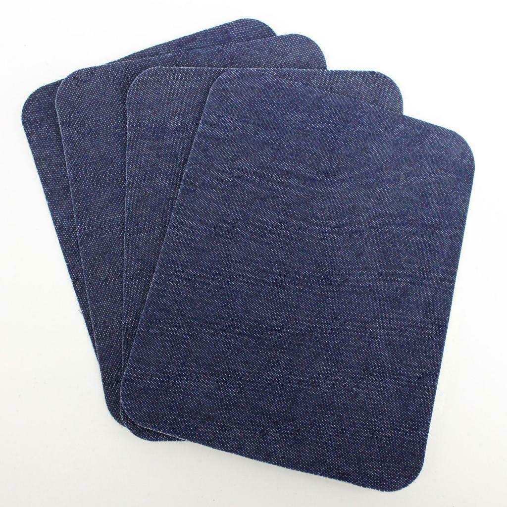 12x Quality Denim Sewing Patches Elbow for DIY Iron On Jean Clothing Appliques