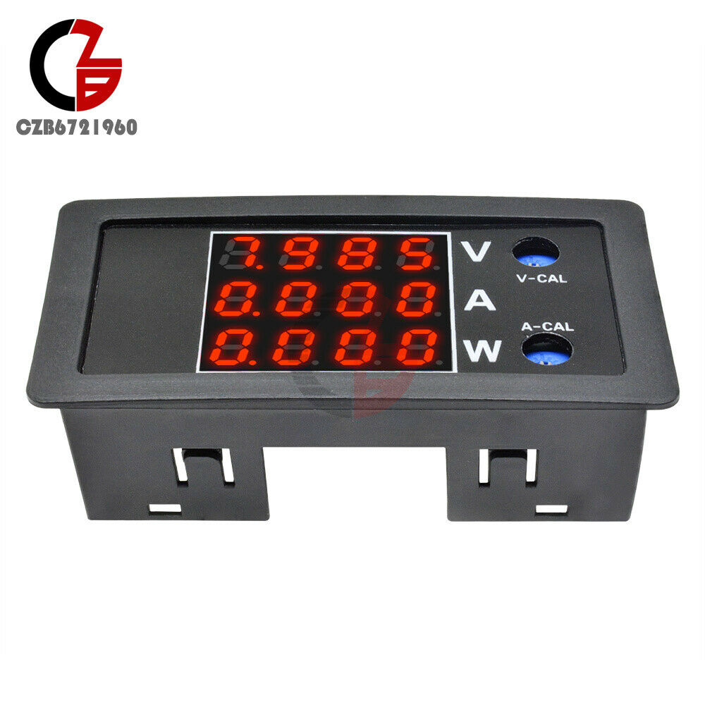 0.28" LED Four-digit 100V 10A 1000W Voltage Current Power Meter High Precision