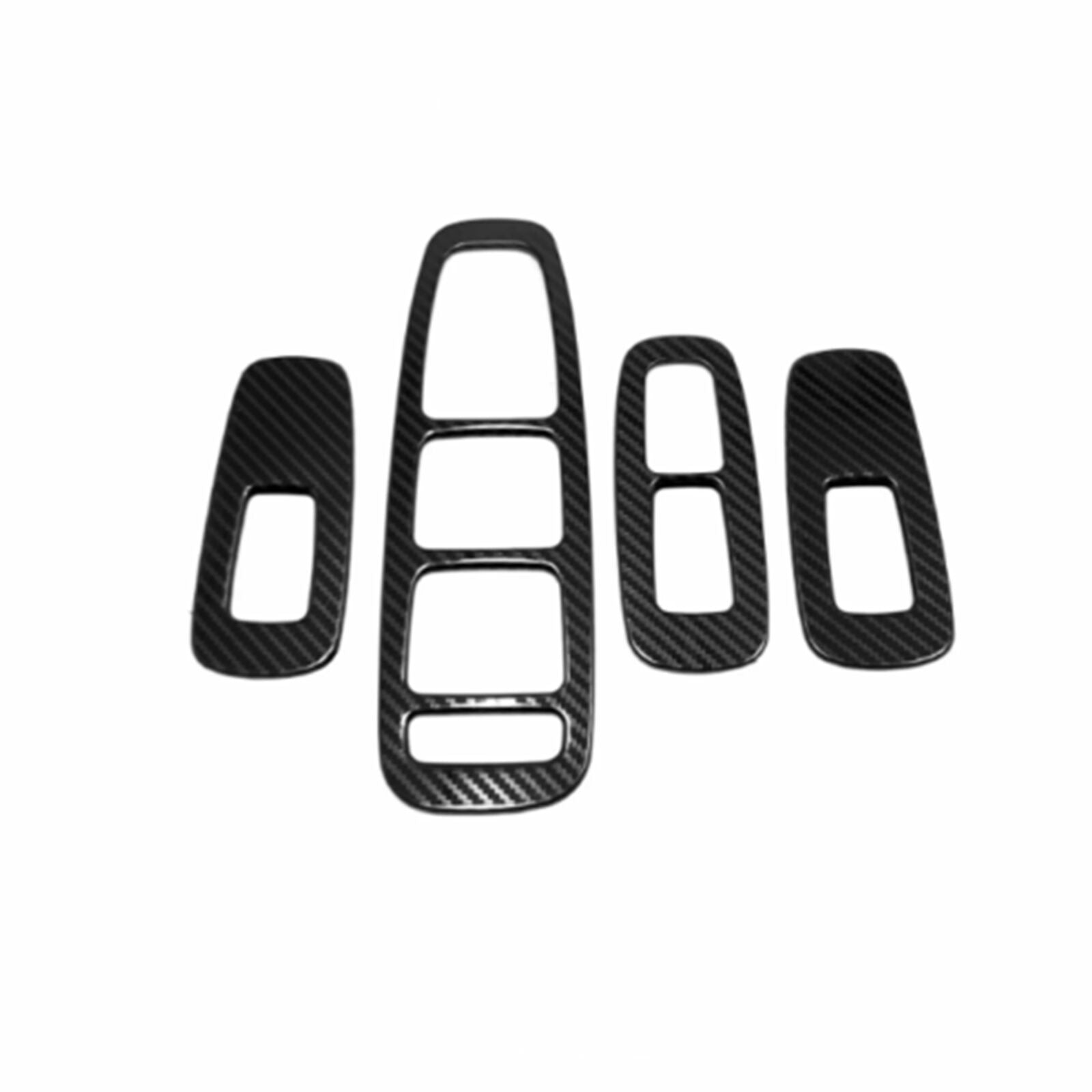 For Hyundai Sonata 2020-2021 Window Switch Panel Cover Set Carbon Fiber Look