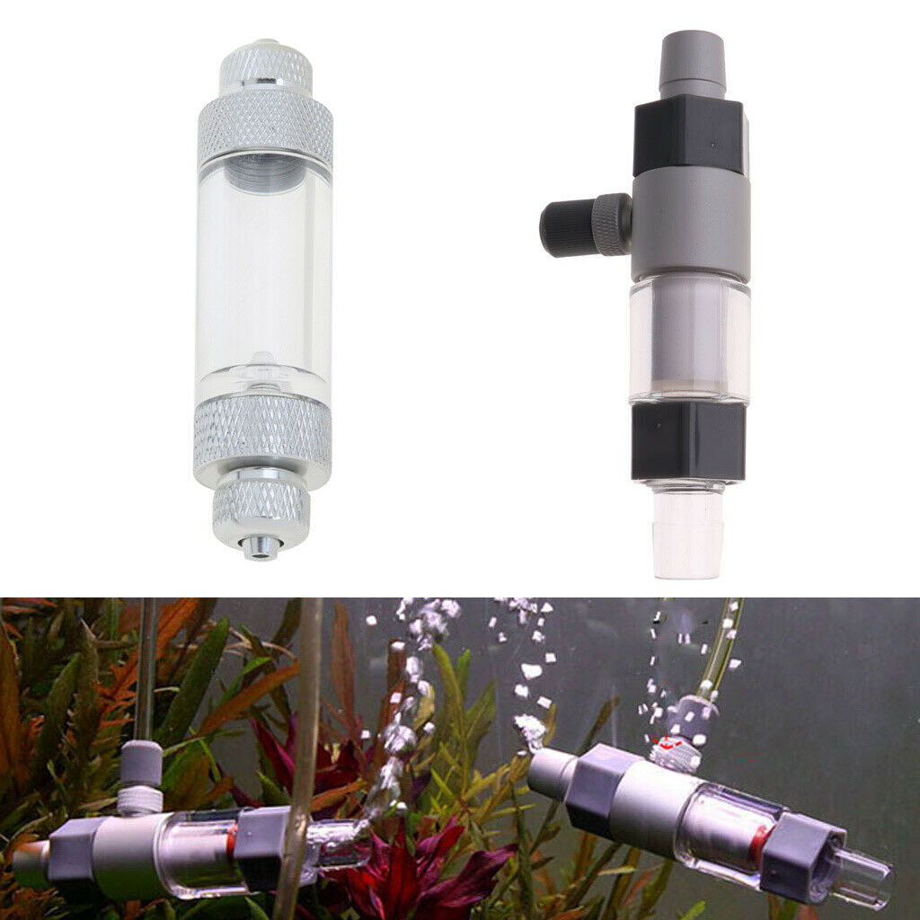 2 Pcs Aquarium Diffuser Regulator With Plants Tank CO2 Bubble Counter