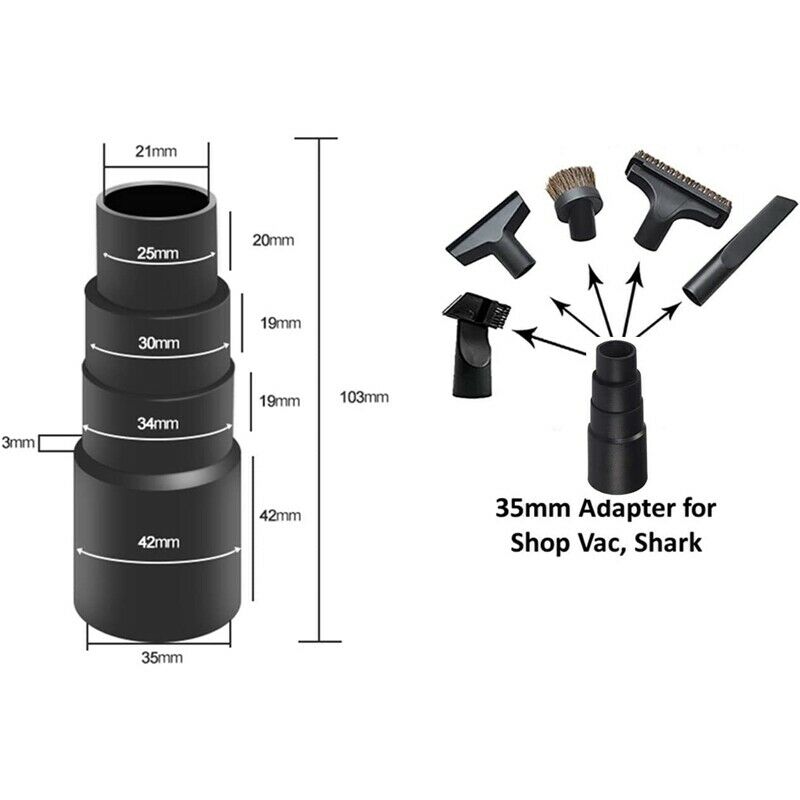 Air Driven Turbo Brush Vacuums Nozzle Tool Pet Attachment Vacuum Hose AdapteW4P2