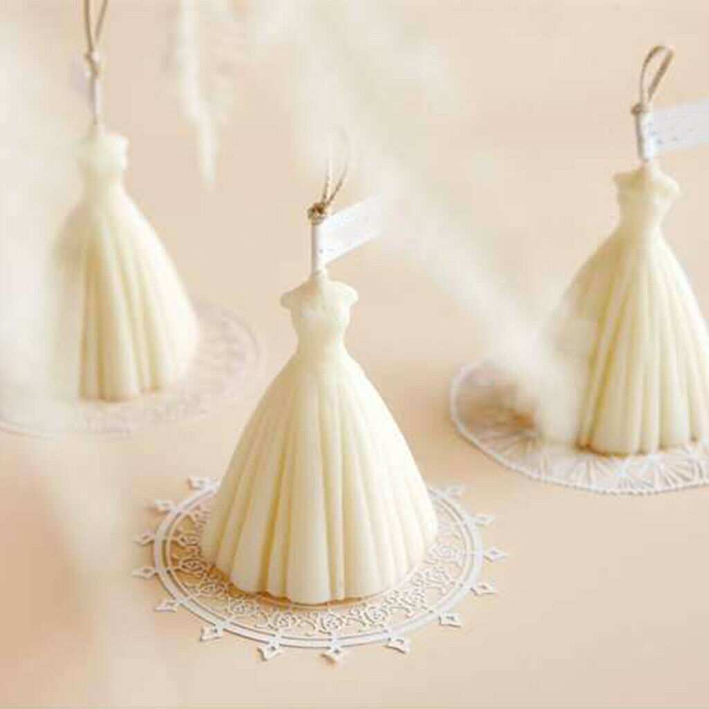 Scented Candle Wedding Bride Gown Essential Oil Living Room Bedroom Decor