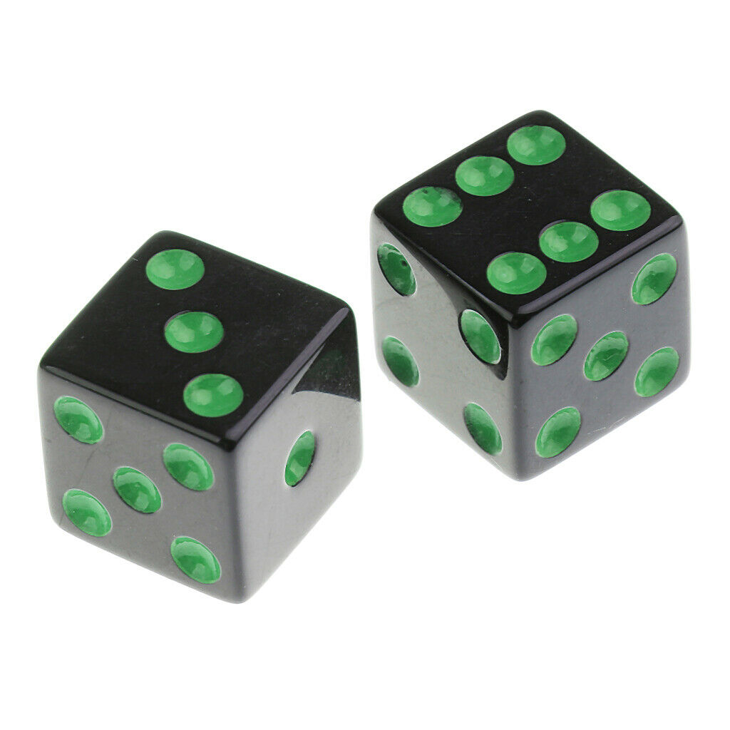 16mm Opaque Six Sided Spot Dice Games D6 4 Colours for D&D RPG MTG 20pc/set