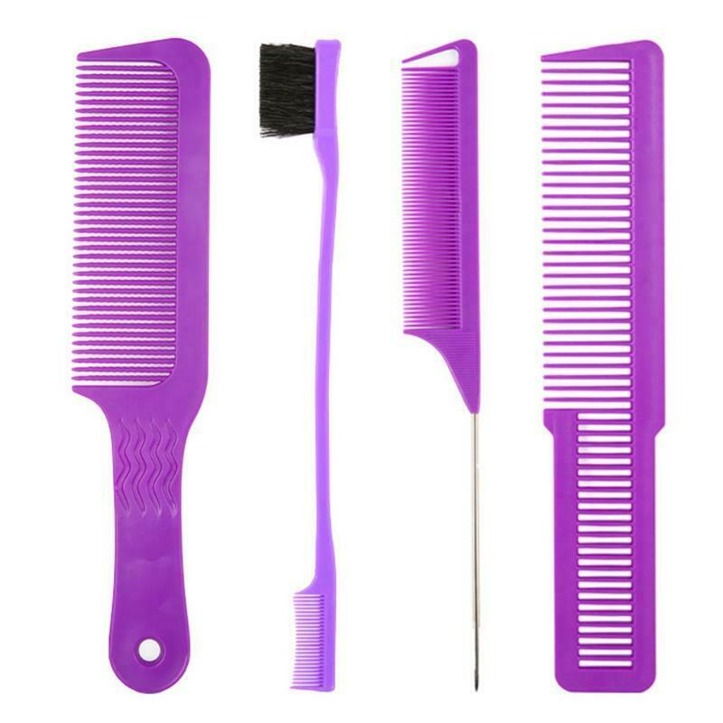 4pcs Anti-Static Wide Teeth Comb Detangling Hair Brush Combs Styling Tools