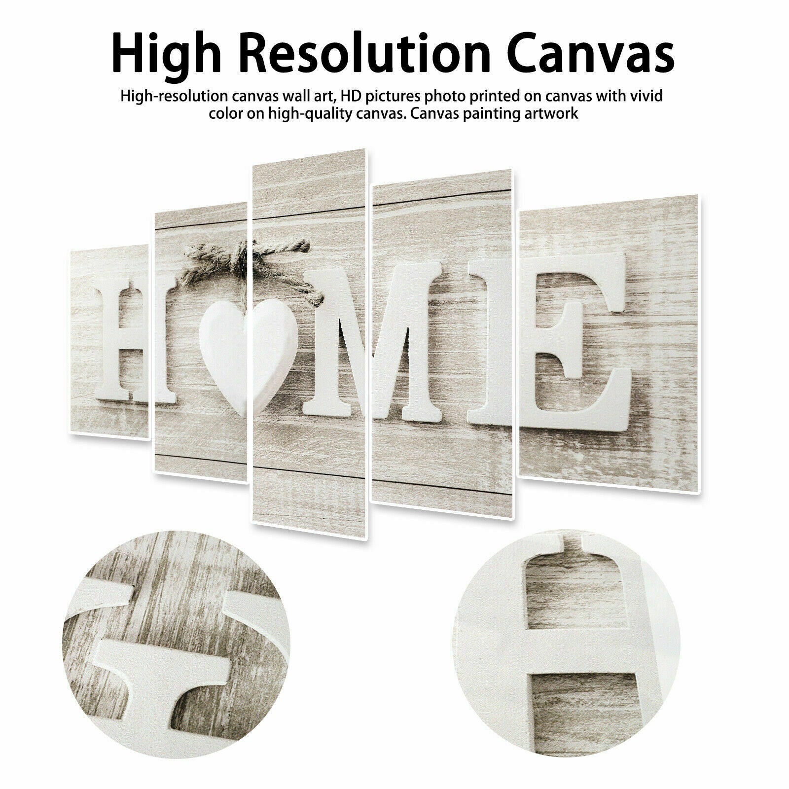 5Pcs Unframed Modern Wall Art Painting Print Canvas Picture Room Home Decor Gift