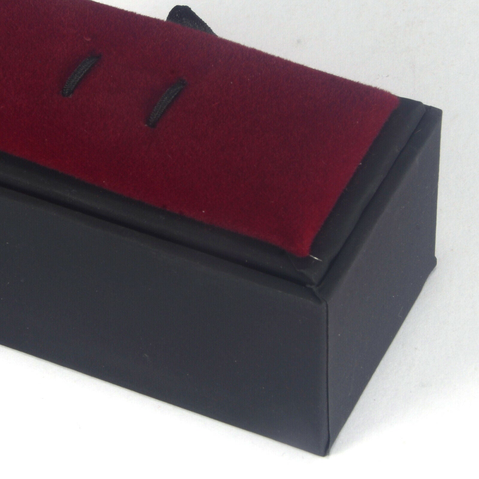 Black Gift Box Men Jewelry Case For Tie Clip Collar Bar Storage Display Box