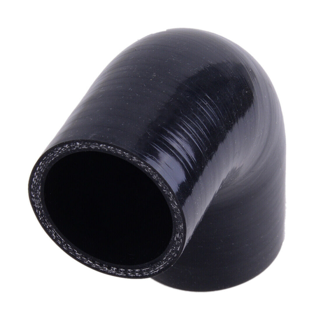 2" to 2.5" Silicone 90 Degree Elbow Reducer Pipe Hose Black Car Hot